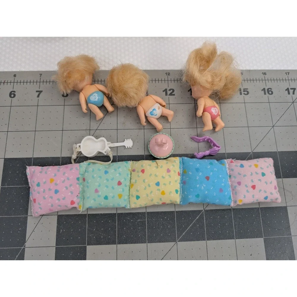Tyco Quints Baby Doll Dog Cat Accessories‎ Lot 1991